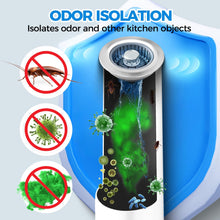 Load image into Gallery viewer, Zaa Upgraded 2Pack 3in1 Kitchen Sink Drain Strainer & Sink Stopper, Stainless Steel Kitchen Drain Plug & Cover with Anti-Clogging Basket Strainer, Fit US Standard 3-1/2'' Sink Drain Hole, Silver