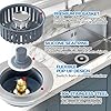 Load image into Gallery viewer, zaa Upgraded 3in1 Kitchen Sink Drain Strainer and Sink Stopper, Stainless Steel Kitchen Drain Plug &amp; Cover with Anti-Clogging Basket Strainer, Fit US Standard 3-1/2&#39;&#39; Sink Drain Hole, Silver
